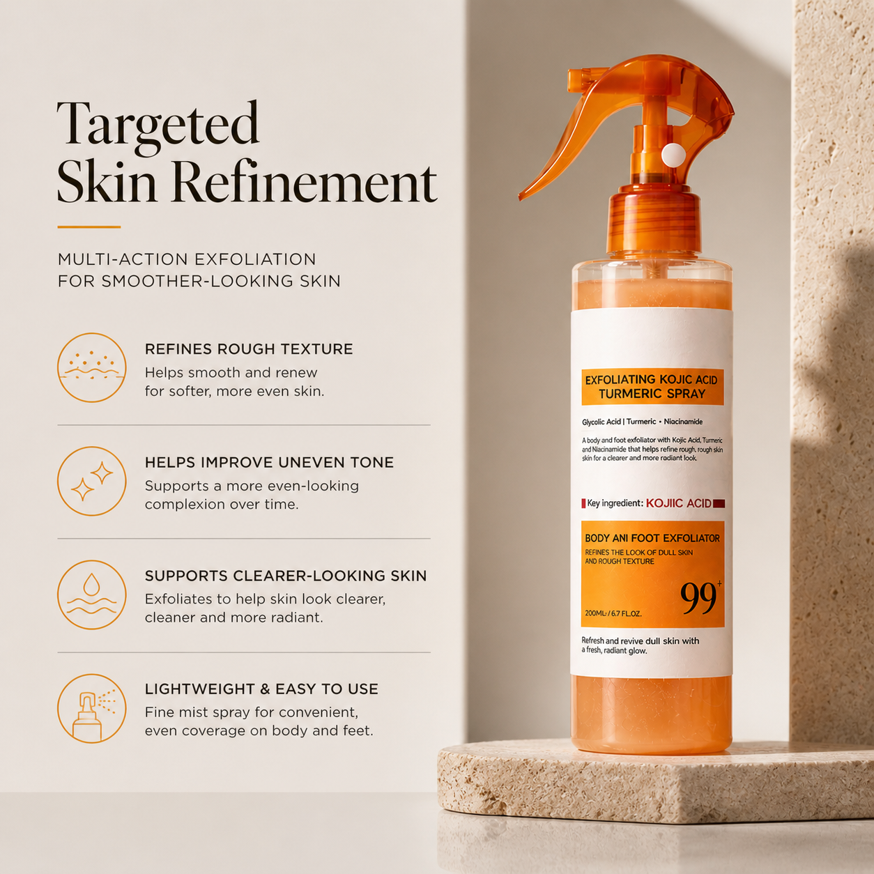 BrightSpray™ - Premium Brightening & Exfoliating Spray
