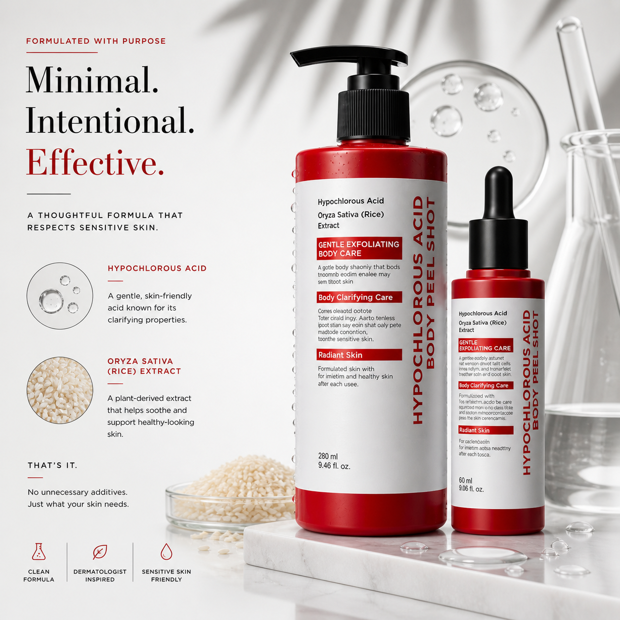 HypoPeel™ - Premium Hypochlorous Acid Peel Shot Duo