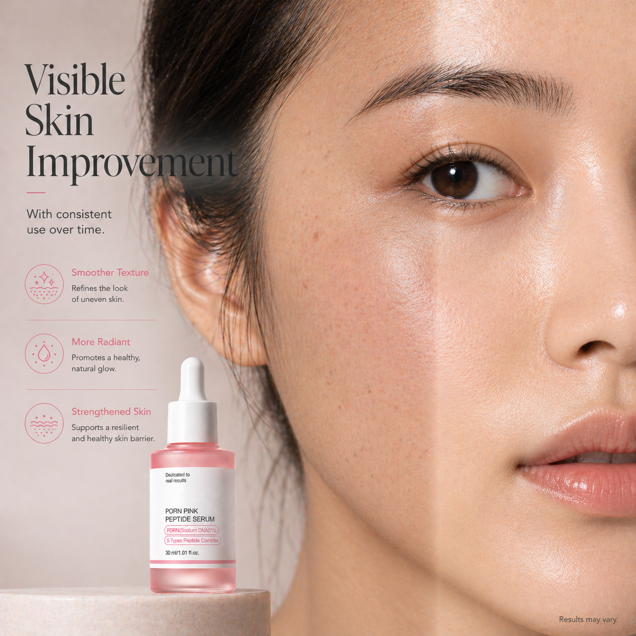 DermaPink™ - Premium Firming Peptide Serum