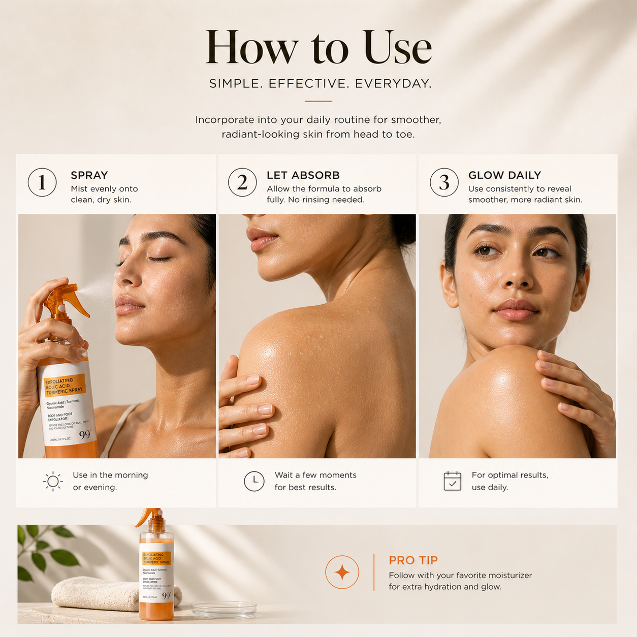 BrightSpray™ - Premium Brightening & Exfoliating Spray